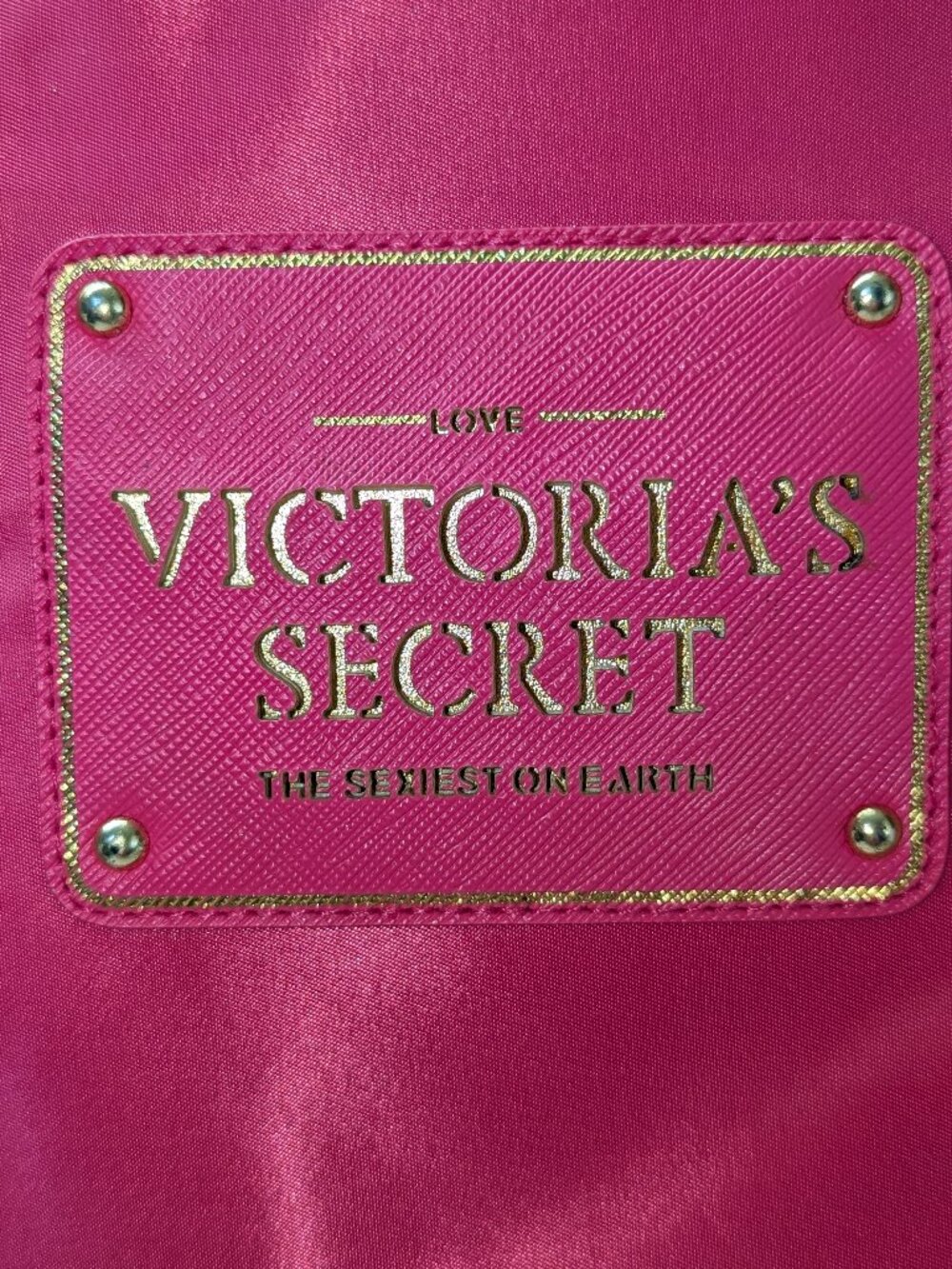 Victoria's Secret neon pink tote, EUC! - Picture 2 of 4